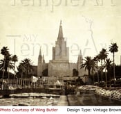 Image of Oakland California LDS Mormon Temple Art 001 - Personalized LDS Temple Art
