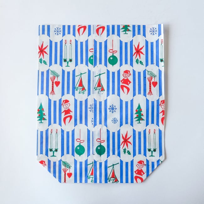 Large Vintage Christmas Paper Bags (ONLY 2 LEFT)