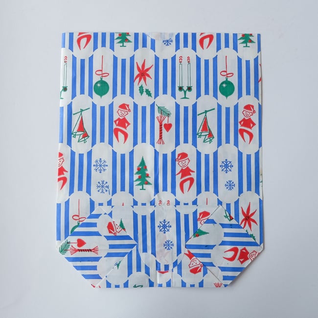 Large Vintage Christmas Paper Bags (ONLY 2 LEFT)