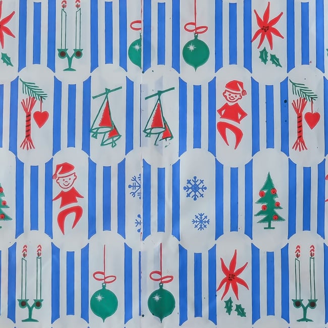 Large Vintage Christmas Paper Bags (ONLY 2 LEFT)