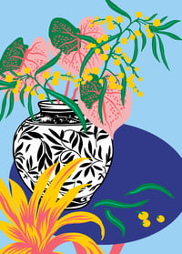 Image of Flower Vase Print