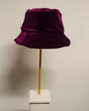 Image 1 of BUCKET HAT velvet