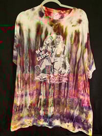 Image 1 of XL Be Gay Do Crime Godzilla Tie Dye Shirt 1