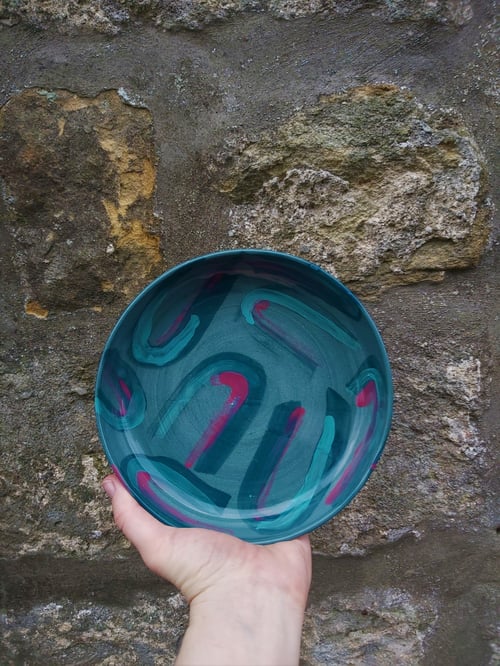 Image of Pre order: Green Patterned Dish