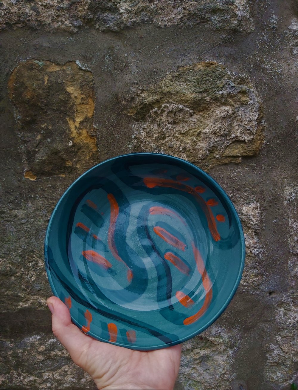 Image of Pre order: Green Patterned Dish