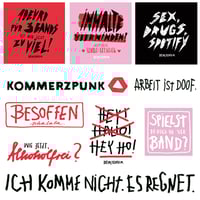 Image 1 of PUNKROCK-STICKER-PACK (10 MOTIFS)