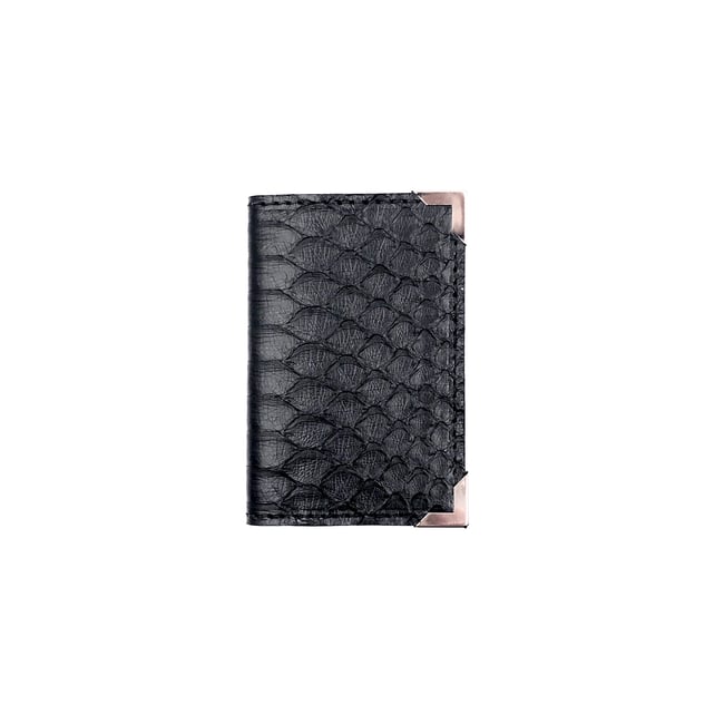 Black Python card holder