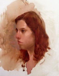 Image 2 of Original Fine Art Painting "Portrait of Rachel" by Sarah Griffin Thibodeaux