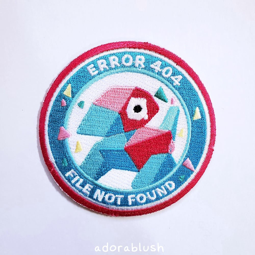 "Error 404" - Embroidered Patch