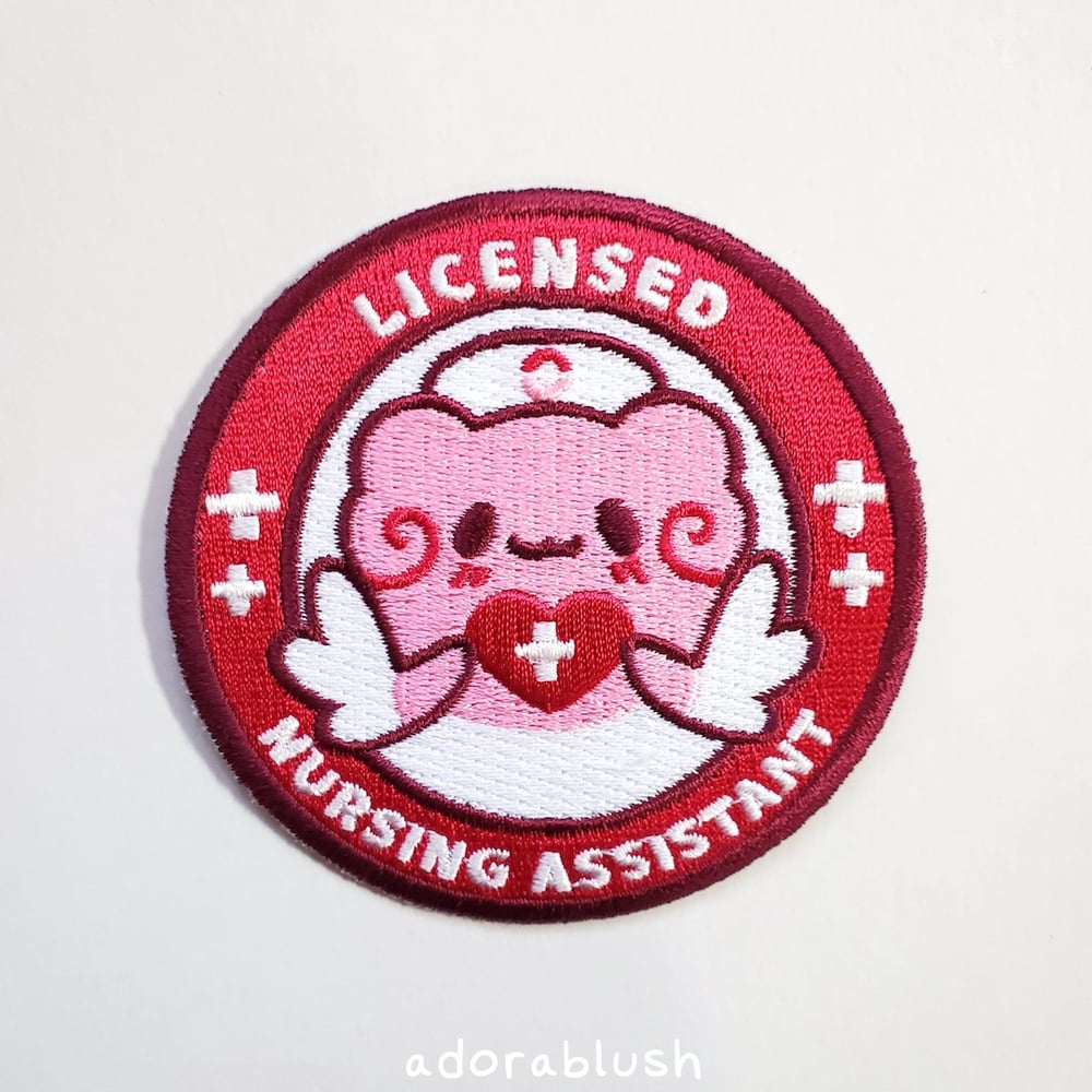 "Licensed Nurse" - Embroidered Patch