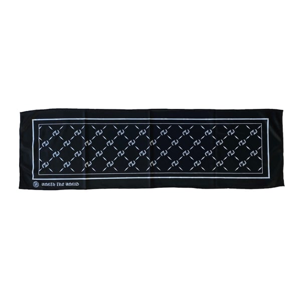 Image of Jules "Chain Net" Microfiber Towel Black
