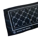 Image 4 of Jules "Chain Net" Microfiber Towel Black