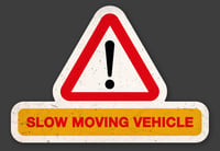 Image 1 of Slow Moving Vehicle Magnet 