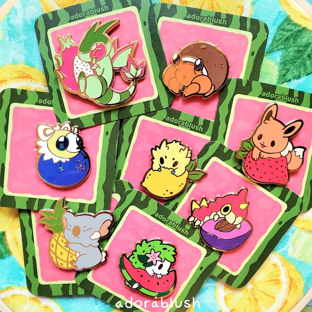 Fruit Enamel Pins [Standard Grade]