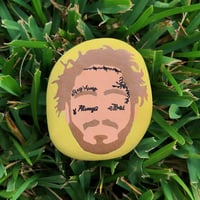 Post Malone Painted Rock