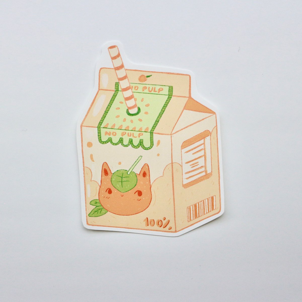 Image of Tangy Juice Box Animal Crossing Sticker