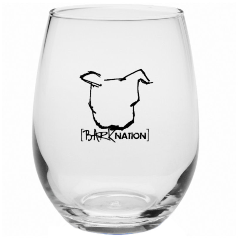 *Fight Hangovers, Not Dogs* Stemless Wine Glass!