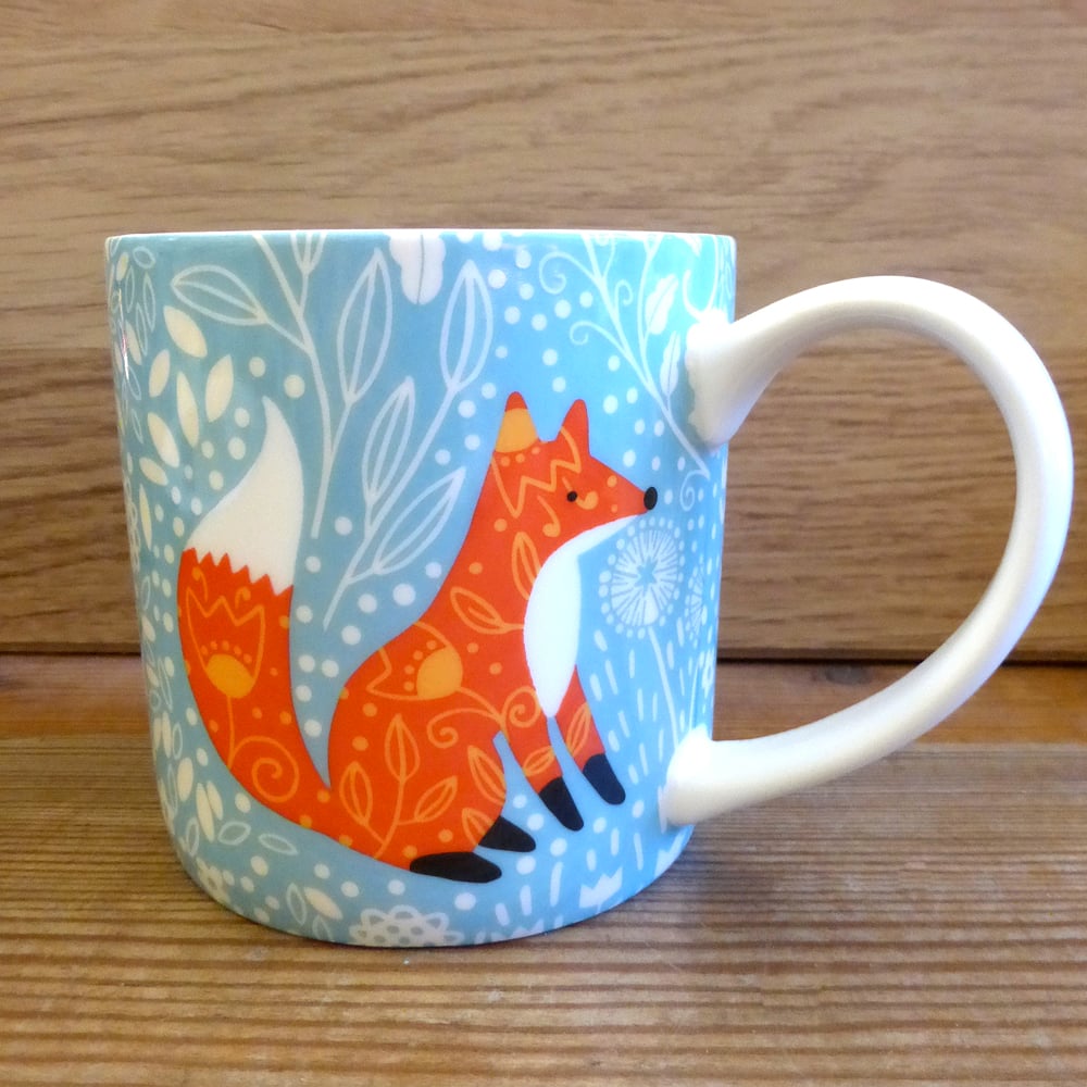 Image of Woodland Foxes Mug