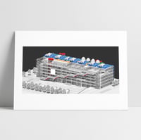 Image 1 of  LE CENTRE POMPIDOU 50x70 - 50x100