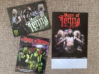 Image 5 of Vains of Jenna promo poster Bam Margera label Filthy Note 69 Eyes Crashdiet HIM