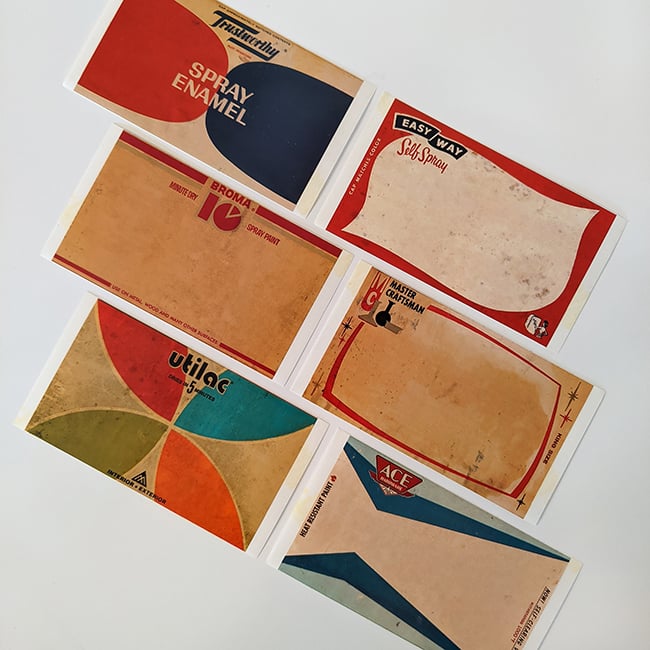 CMC x EGGSHELL Vintage Blank Stickers (24 pack) / Cap