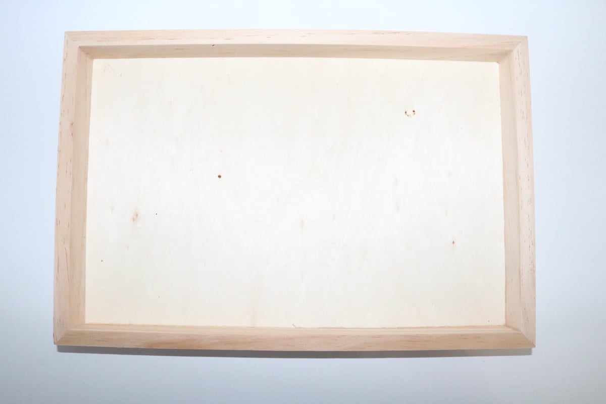 StyleCraft Unfinished Wood Tray, 9.25 inch x 16 inch, WS22064