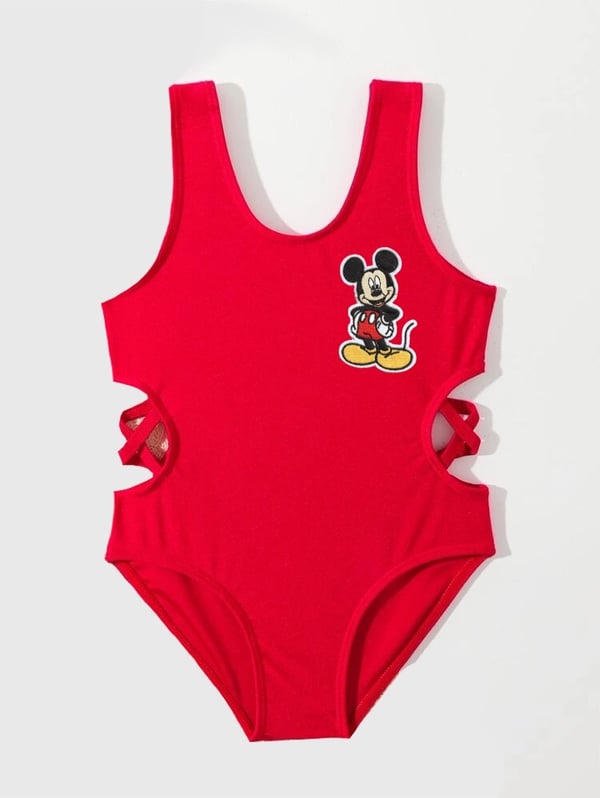 Image of Mickey Red Swimuit 