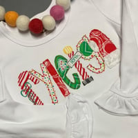 Image 1 of Personalized Christmas Shirt - Girl