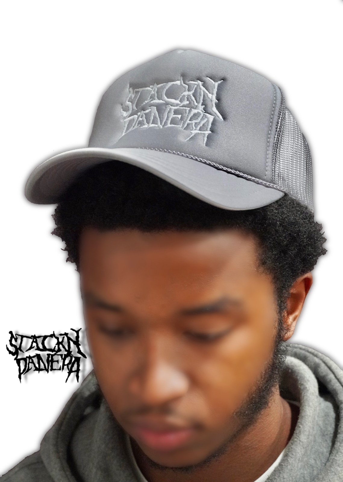 Image of “STACKN PANERA” TRUCKER HAT 2.0 (GREY)