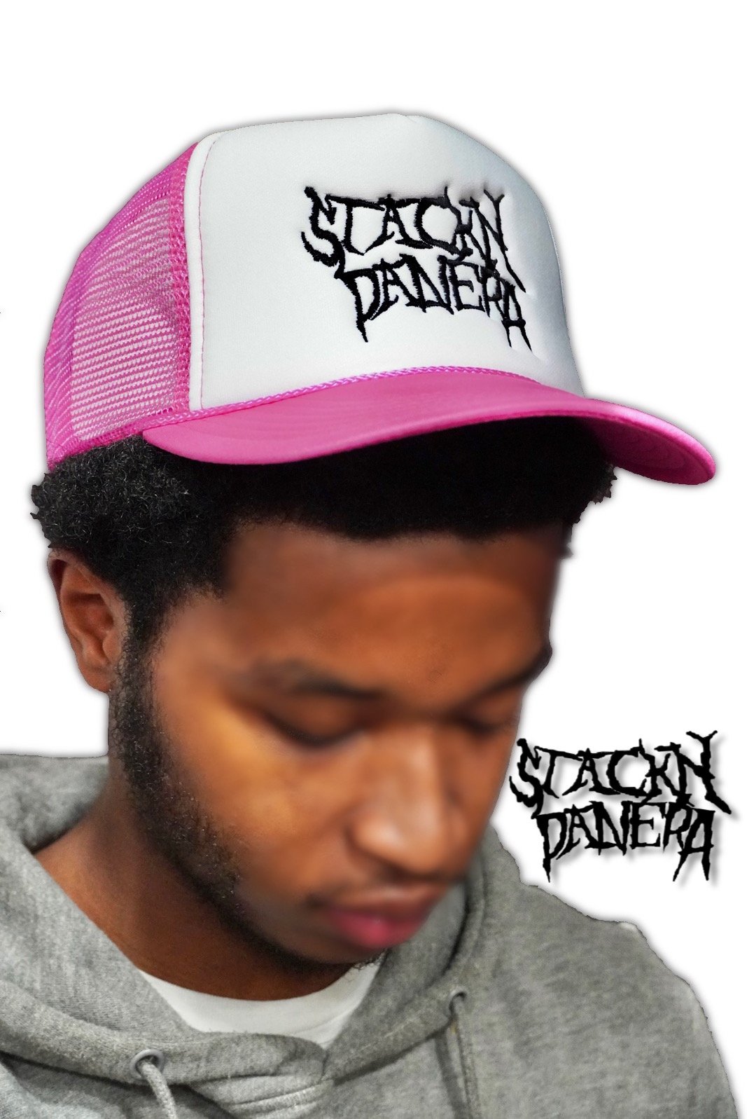 Image of “STACKN PANERA” TRUCKER HAT 2.0  (PINK)