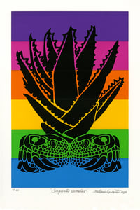 Image 1 of Serpientes Gemelos (Screenprint, 2020)