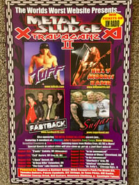 Image 1 of Tuff tour 2005 Metal Sludge Extravaganza Poster +2 Postcards Stevie Rachelle 