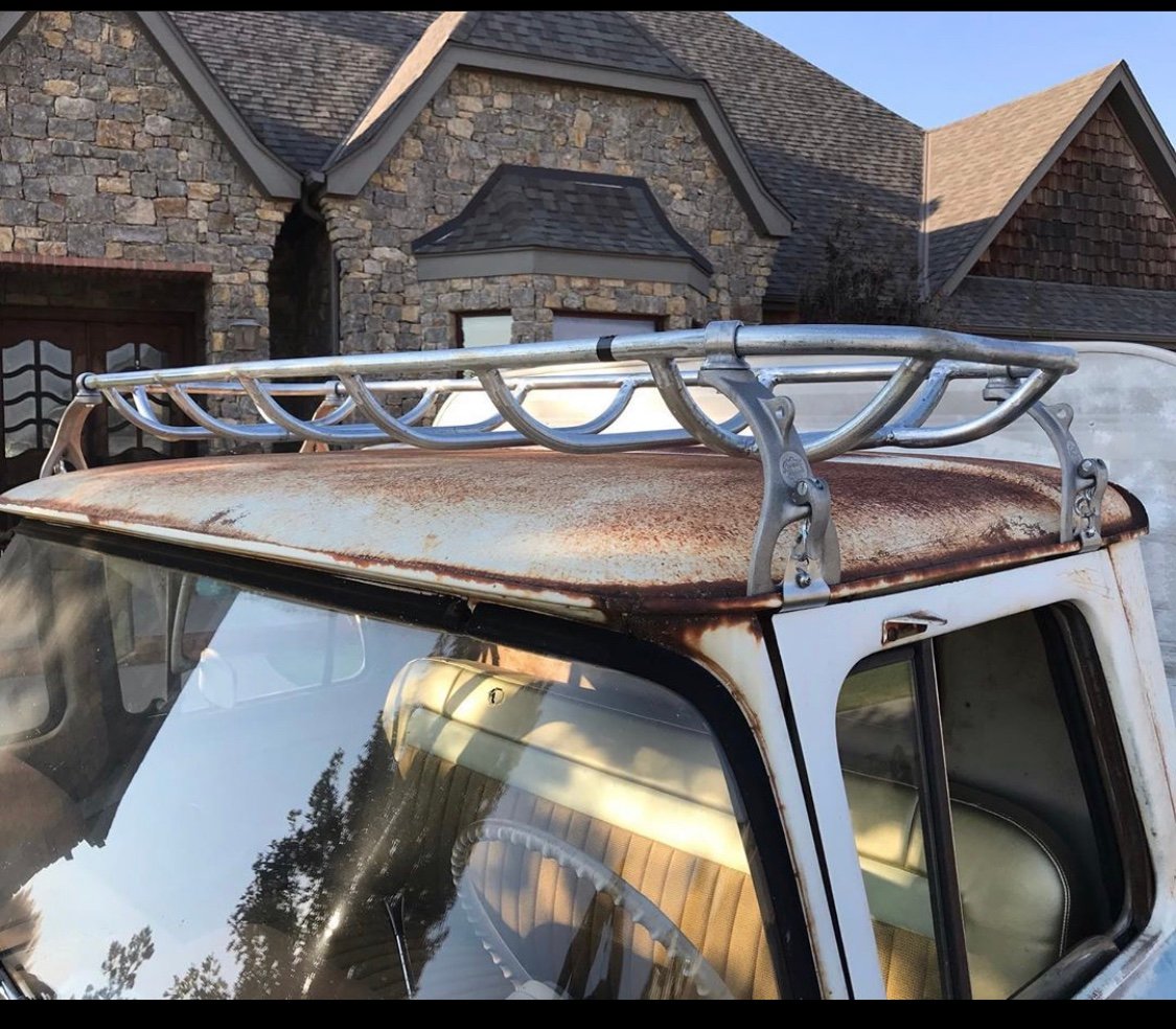 Finned” Roof Rack Mounts Sweet Patina - Main Image