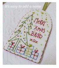 Image 2 of Festive Stitching - Gift Tag PDF Pattern