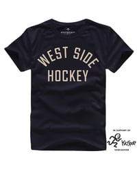 WEST SIDE HOCKEY TEE BLACK (KIDSPORT COLLAB)