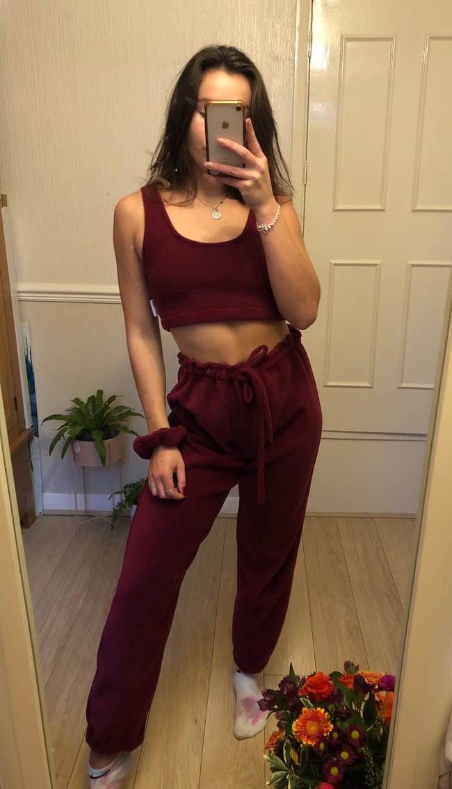 Mulled wine Cosy drawstring fleece Joggers 