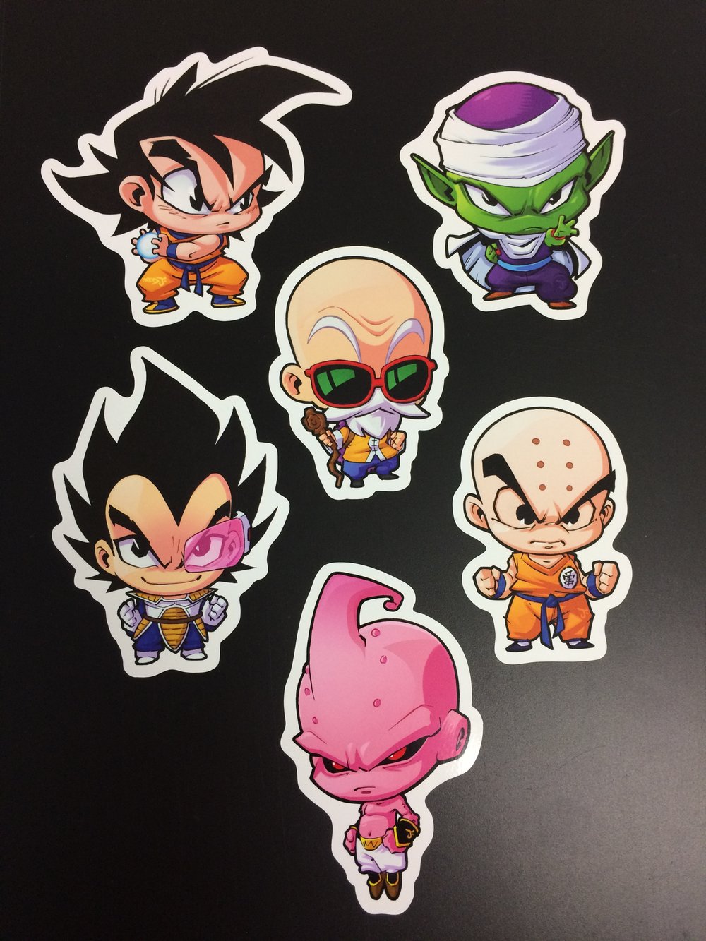 DBZ Chibi Sticker Set The Red J Art Store