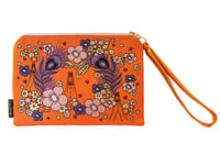 Image 1 of Namaste Woven Wristlet Clutch Bag