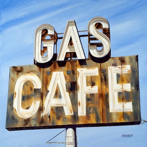 Image of Gas Cafe  ( Giclee Print)