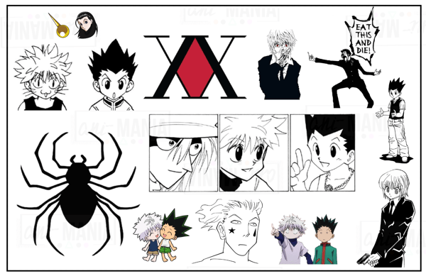 Image of hxh tattoo set