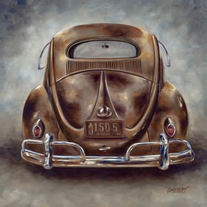 Image of Old VW (Canvas Wrap)