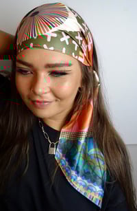 Image 2 of Eye Ray Skinny Scarf