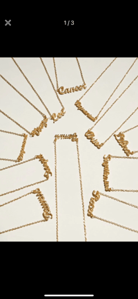 Image 3 of Zodiac sign necklace 