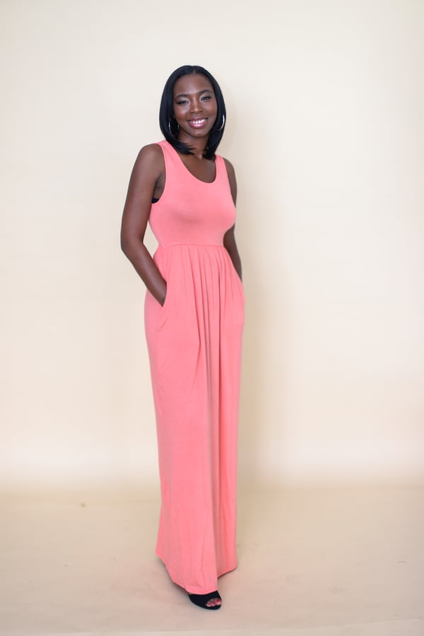 Image of Hautie Coral Long Maxi