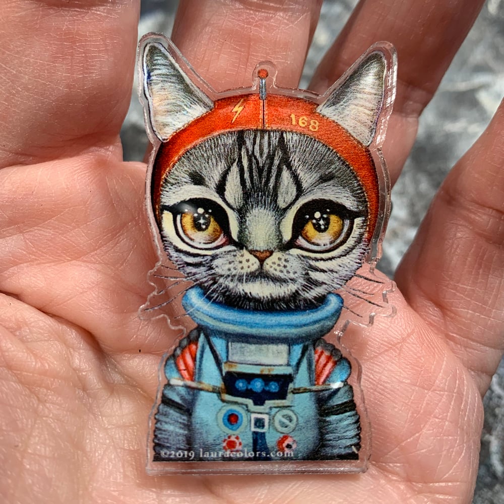 Image of Spacecat (Acrylic Pin)