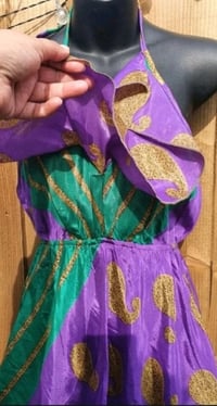 Image 4 of Bianca Frill maxi dress Purple