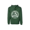 Wrongkind Stamp Hoodie (Green w/ White)