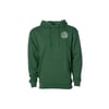 Wrongkind Stamp Hoodie (Green w/ White)