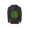 Wrongkind Stamp Hoodie (Black w/ Green)