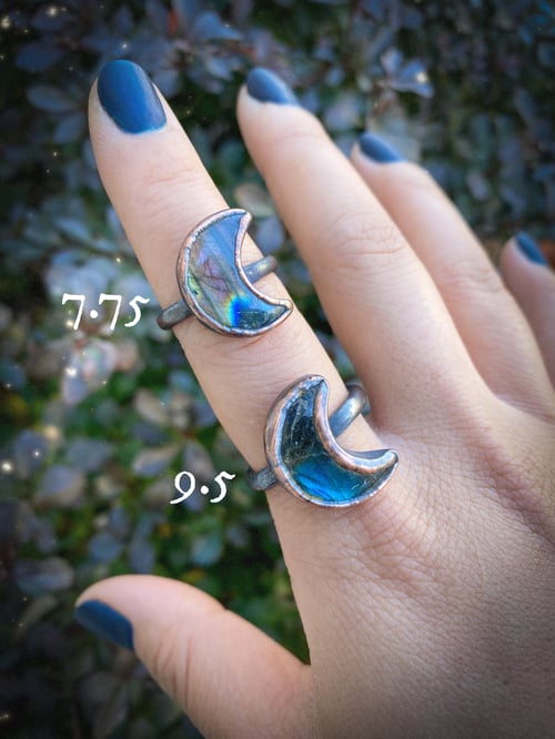 Image of Labradorite Moon Goddess Ring